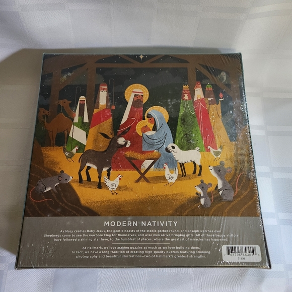 Hallmark Modern Nativity Puzzle, 1000 Pieces, NWOT - Picture 2 of 4